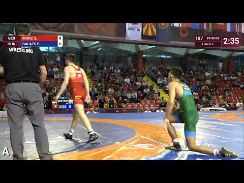 BRONZE FS - 60 kg: S. MONZ (GER) v. B. BALAZS (HUN)