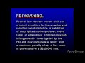 FBI Warning Sony Wonder Sesame Workshop