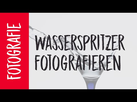 Wasserspritzer im Glas fotografieren | Fotografieren lernen mit Arnd Ötting