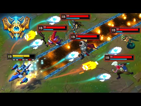 When Challenger Players Go 1v9...