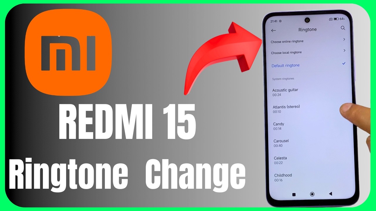 🎵 Redmi 15 Ringtone Change 😱📱 | Sound Settings Tutorial