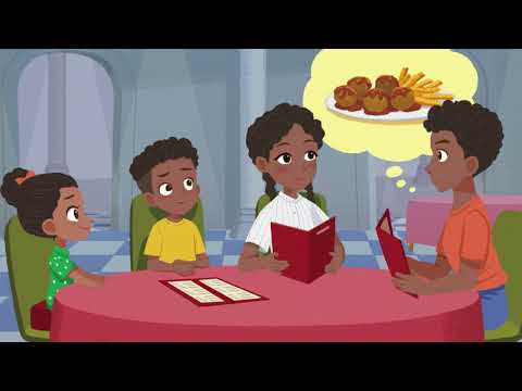 Let's Smile 6 Unit 4 Story - Are you ready to order?