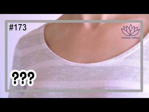 Ausschnitt säumen auf die feine Art | Fake-Paspel - mit Anna von einfach nähen