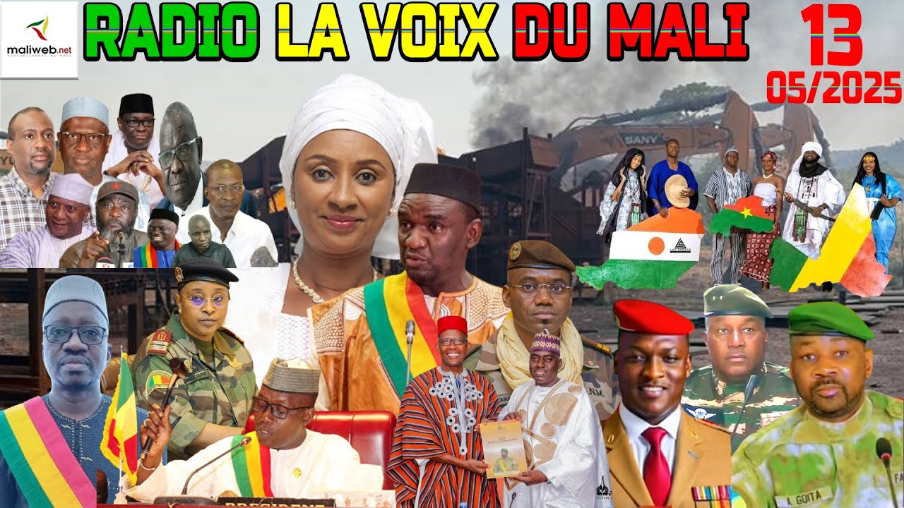 La Revue de Presse de la RADIO LA VOIX DU MALI du 13 Mai 2025