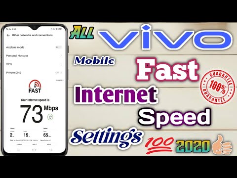 Vivo mobile fast internet speed settings || Vivo mobile slow internet problem 2020