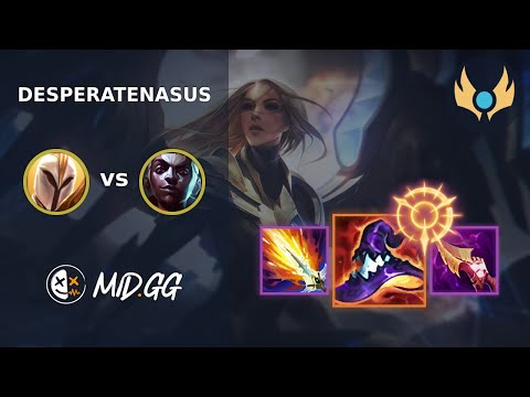 MID.GG: [ DesperateNasus ] Kayle MID vs Ekko | EUW CHALLENGER | LOL Season 2025