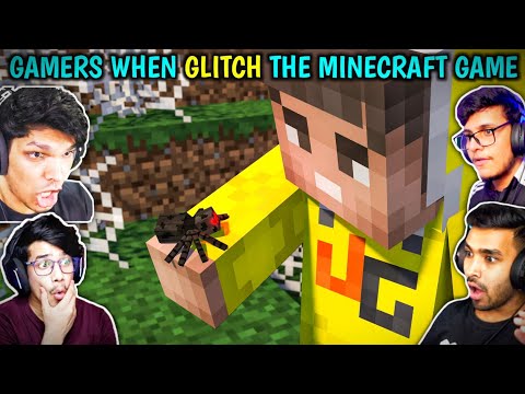 Gamers When Glitch The Minecraft Game || Glitch