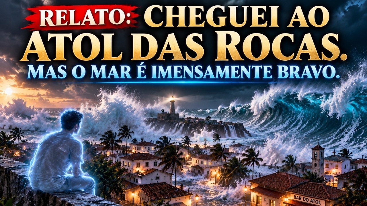 RELATO:  FUI AO ATOL DAS ROCAS E O MAR É IMENSAMENTE BRAVO