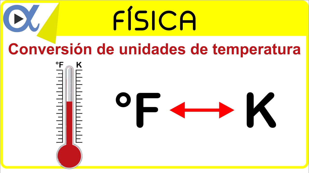 CONVERSIÓN DE UNIDADES DE TEMPERATURA: grados Fahrenheit (°F) a Kelvin (K) | Vitual