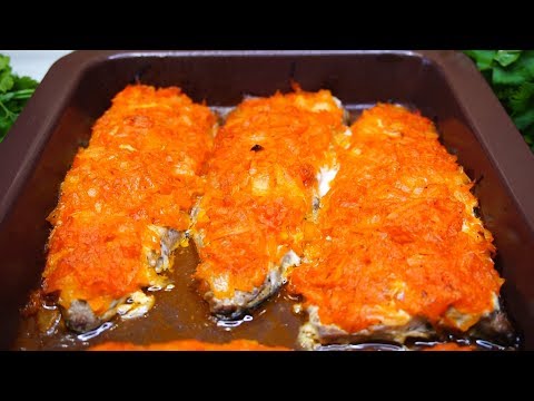 Готовим Скумбрию в духовке с морковью и луком. Рыба Вкуснее Всех
