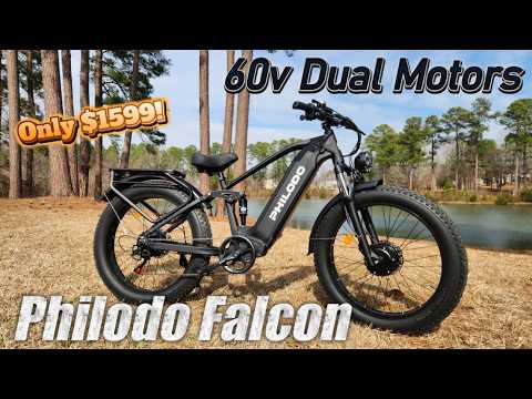 Philodo Falcon -- 60v Dual Motor Power & 38 MPH Top Speed For Just $1599!!