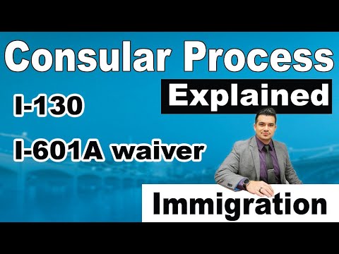 Consular process with waiver (I-601A) explained. USCIS – NVC – Consulate