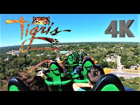 Tigris POV (Busch Gardens Tampa) 4K Back Row On Ride