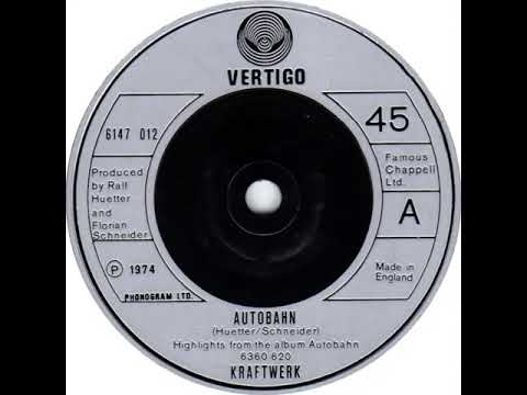 UK New Entry 1975 (104) Kraftwerk - Autobahn