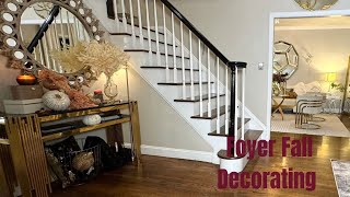 FALL DECORATE WITH ME!🍁. NEW FALL DECORATING IDEAS | ENTRY WAY DECOR IDEAS