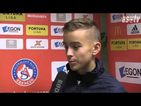 Urban Mazanovský (U13) - mládežnícky hráč AS Trenčín za mesiac august