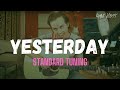 Yesterday The Beatles Guitar Tutorial + Lesson STANDARD TUNING