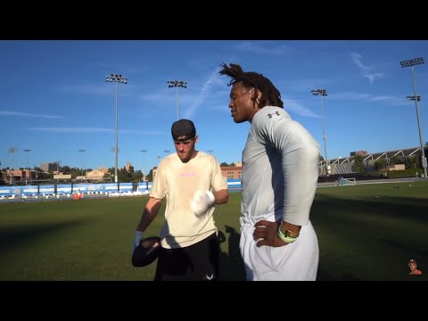 Logan Paul Plays Football With Cam Newton!