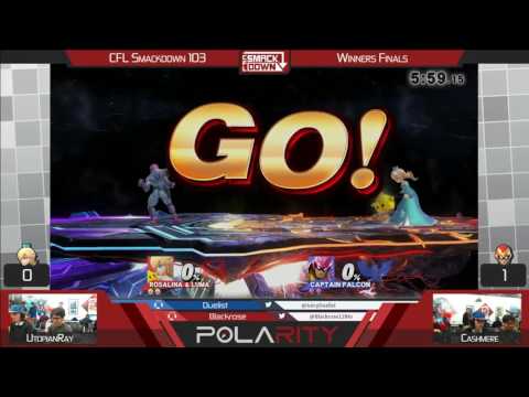 CFL Smackdown 103 WiiU - UtopianRay (Rosalina) vs Cashmere (Falcon) - Winners Finals