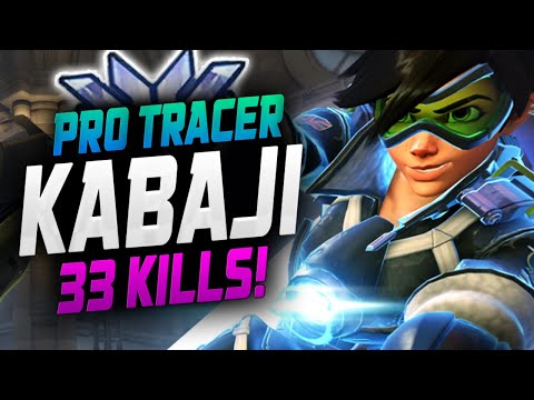 KABAJI TOP 500 TRACER SHOWING HIS TRACKING SKILLS! [ OVERWATCH SEASON 22 ]