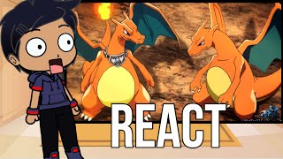 Pokemon REACTS to Mega Charizards Story - Gacha Cl