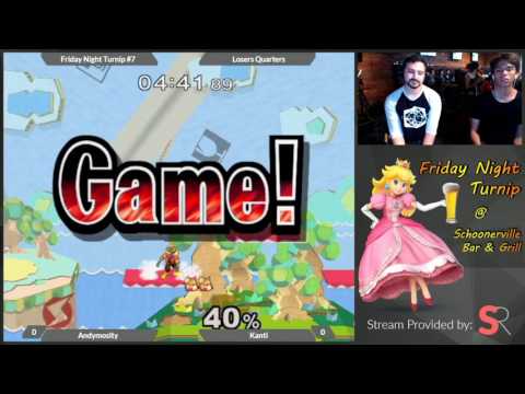 Friday Night Turnip #7 - Andymosity (Samus) vs. Kanti (Fox) - Losers Quarters