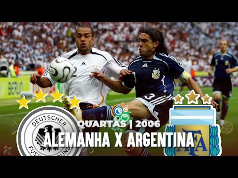 Alemanha 1 (4) x (2) 1 Argentina ● Copa do mundo 2006 - Quartas de final Melhores Momentos Full HD