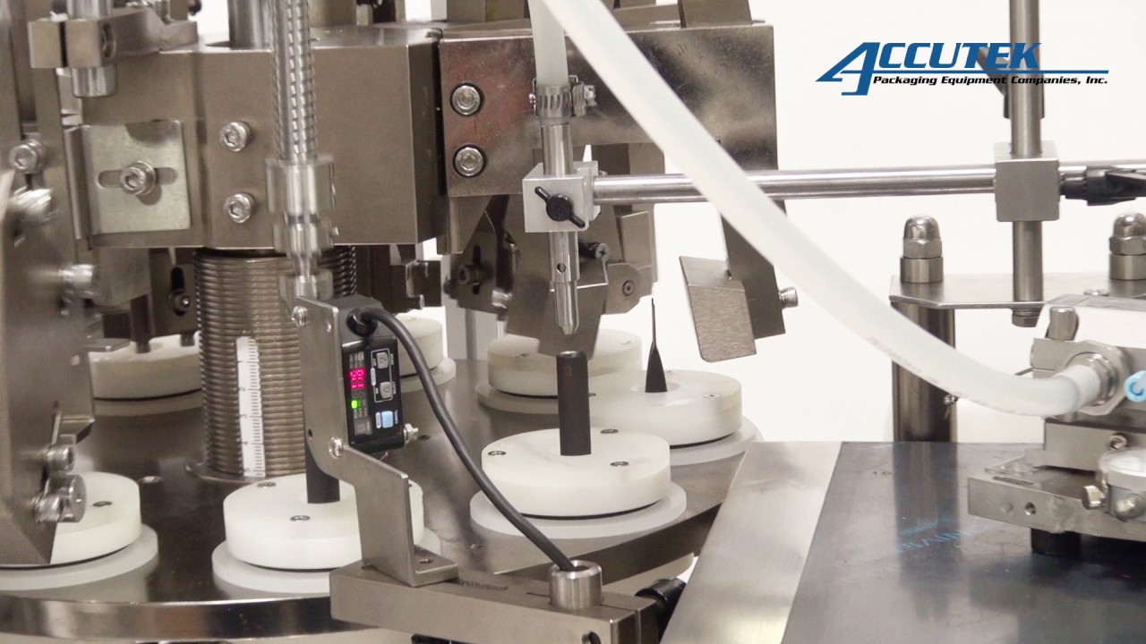 Automatic Tube Filler and Sealer - Accutek Packaging Equipment Companies, Inc.