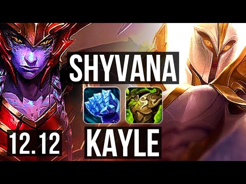 SHYVANA vs KAYLE (TOP) | Rank 1 Shyvana, 4/0/5, Rank 29 | KR Challenger | 12.12