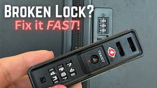 How to Replace a Built-In Suitcase Lock