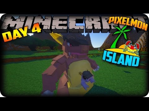 MINECRAFT PIXELMON ISLAND - Day 4 - ADDING TEAM MEMBERS!