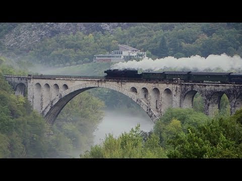 Stunning steam railway in Slovenia