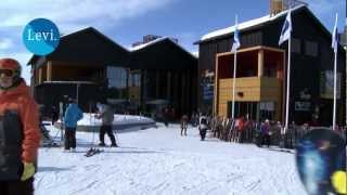 preview picture of video 'Winter and spring in Levi mountain resort in Finnish Lapland - Levi talvi ja kevät - Finland'
