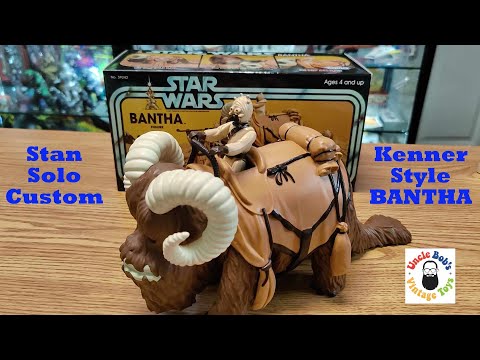 Bantha Unboxing & Review Video Stan Solo Creations Vintage Kenner Style O.G. Star Wars Toys