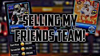 REBUILDING MY FRIENDS TEAM! Part 1: Selling Players | Madden Overdrive
