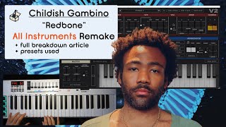 Childish Gambino - Redbone (All Instruments Deconstructed)