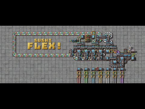 Factorio Dynamic Sushi!