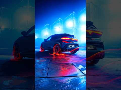 Car light painting ✨ with @CUPRAOfficial