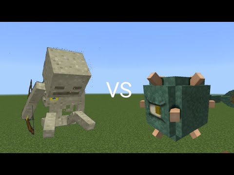 Sand Skeleton Titan VS Titanic Guardian - Minecraft PE Mobs Battle EP.90