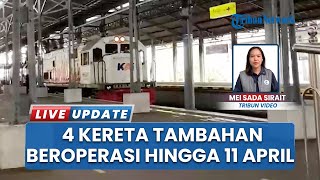 Empat Kereta Api Tambahan dari PT KAI untuk Stasiun Solo Balapan, Beroperasi hingga 11 April 2025