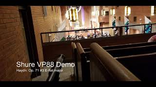 Video thumbnail for Shure VP88 music recording demo by Alvaro Morello