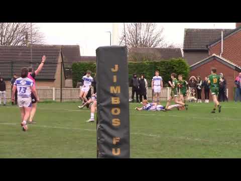 Jack Smith pounces on the mistake and scores for Kippax Welfare