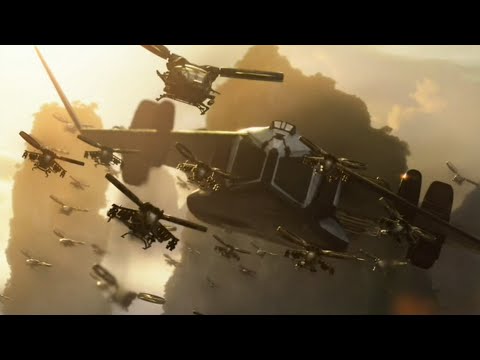 Avatar (2009) - humans and Na'vi move out to war