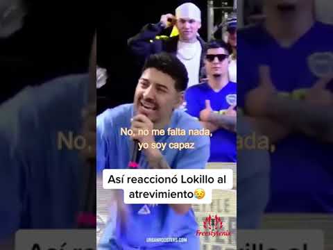 ASI REACCIONO LOKILLO AL ATREVIMIENTO #lokillo #rap #colombia #fms #fmscolombia #batalladelosgallos