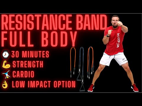 30 Minute Full Body Resistance Band Workout [Warm-Up & Cool-down Included]