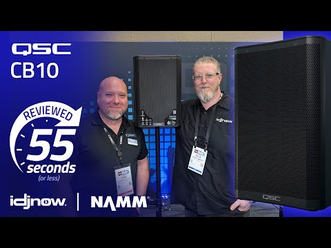 QSC CB10 in 55 seconds - NAMM 2026 w/ I DJ NOW