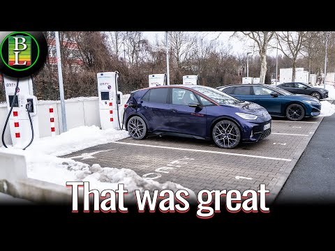 VW ID.3 GTX Performance Fire & Ice – 600 km Winter Long Distance Test | Autobahn 140 km/h