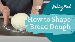 How to shape dough into an oval