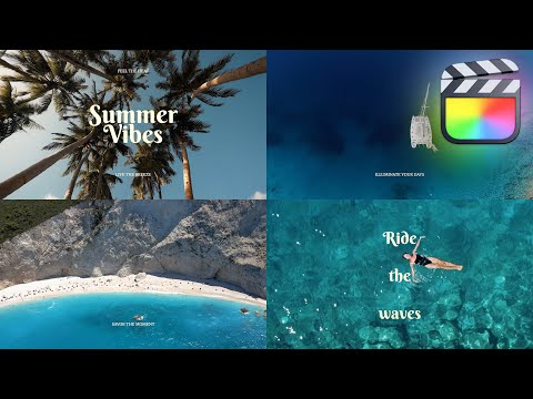 Summer Vibes Modular Template for Final Cut Pro — MotionVFX