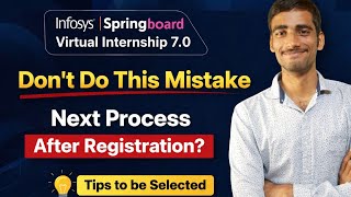 Infosys Springboard Internship 7.0 | After Registration Process Explained (Step-by-Step)